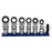 VIM Tools NORA150 6 Piece 12 Point Offset, Flex Head Ratcheting Wrench Attachments (8 - 13 mm)