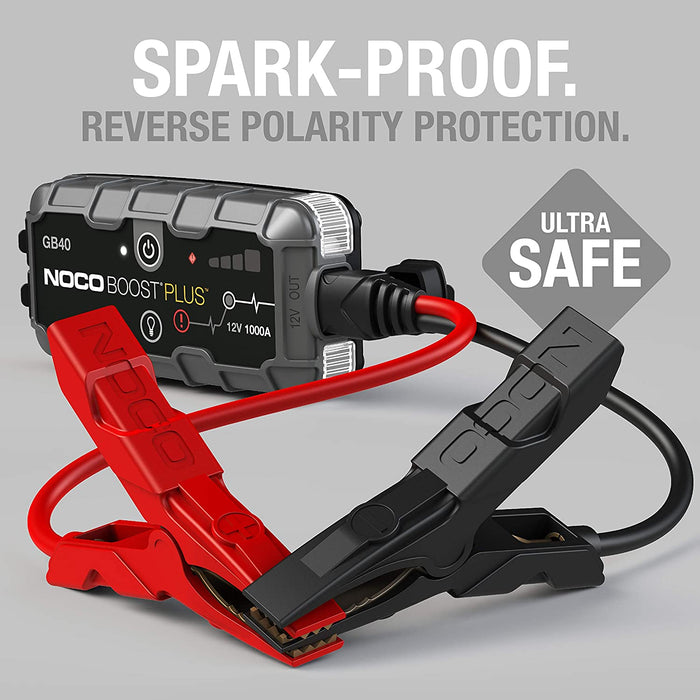 NOCO GB40 1000 Amp 12-Volt UltraSafe Lithium Jump Starter Box